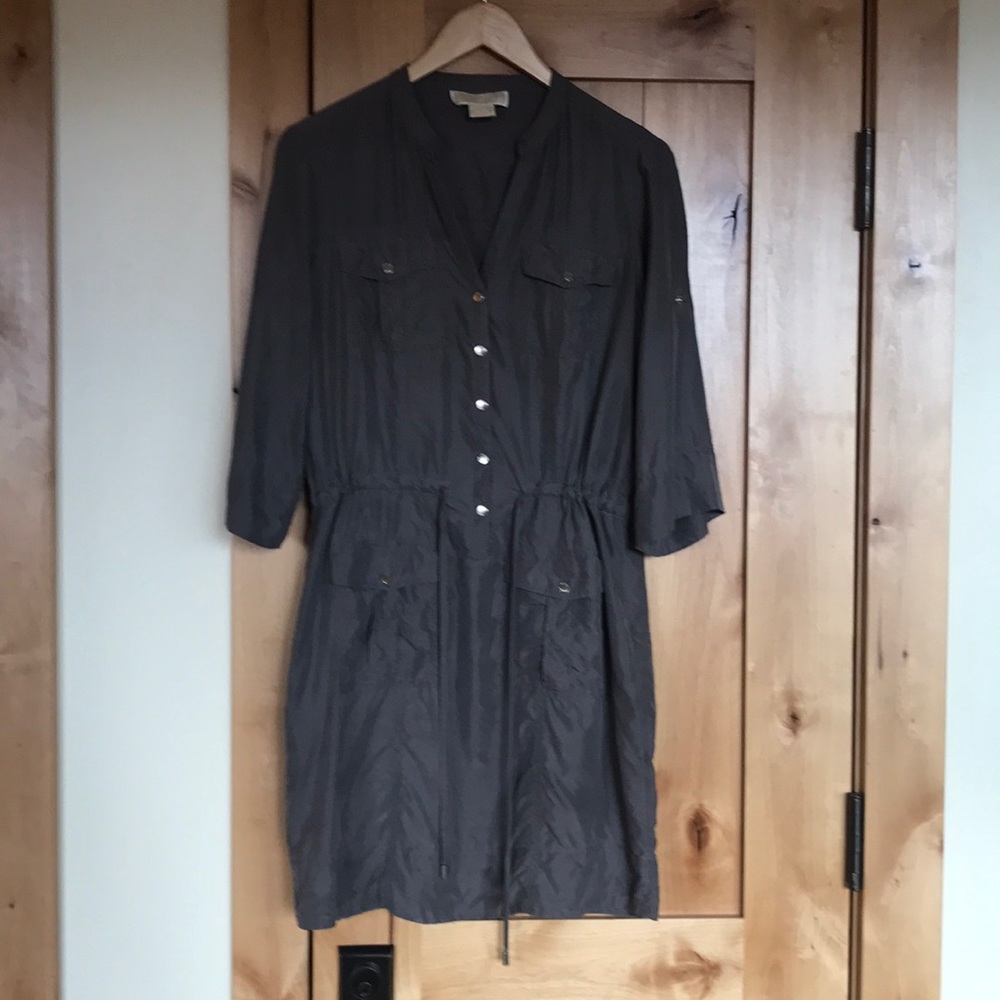 Michael Kors Silk Cargo Dress